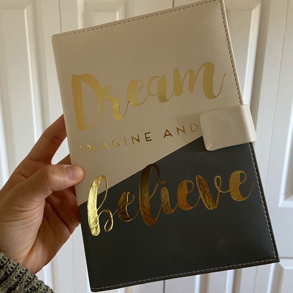 FREE WITH PURCHASE: Unused notebook!